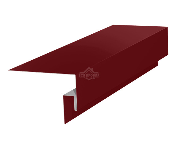 Околооконная фаска сложная (J-фаска) 50х50х200 для сайдинга Полиэстер RAL 3005