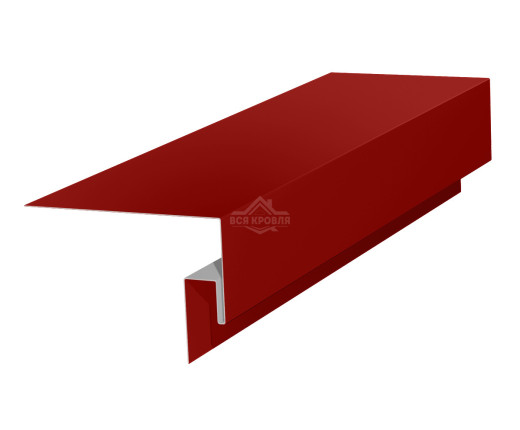 Околооконная фаска сложная (J-фаска) 50х50х200 для сайдинга Полиэстер RAL 3011