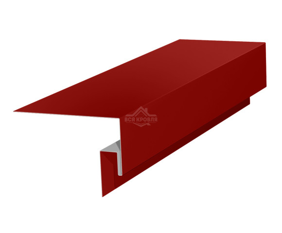Околооконная фаска сложная (J-фаска) 50х50х200 для сайдинга Полиэстер RAL 3011
