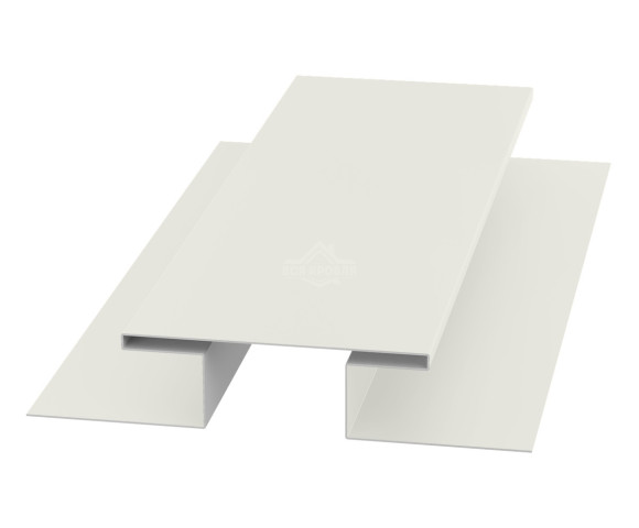 Планка стыковочная (H-профиль) 45х75х45 для сайдинга Полиэстер RAL 9002