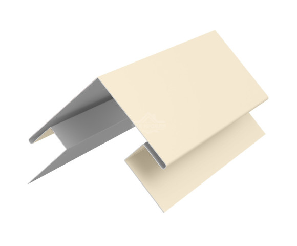 Угол сложный внешний 45х75х75х45 для сайдинга Полиэстер RAL 1015