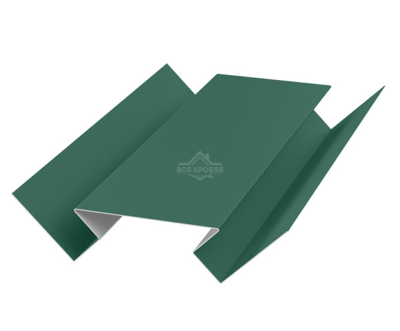 Угол внутренний 45х75х45 для сайдинга Полиэстер RAL 6005