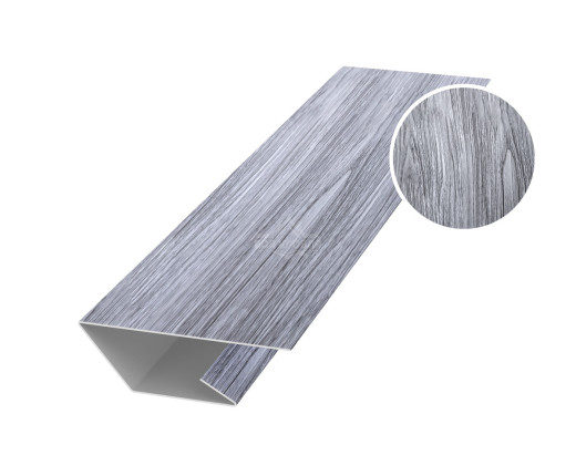 Планка стартово-финишная 50х20х20 для сайдинга Printech Дымчатый дуб