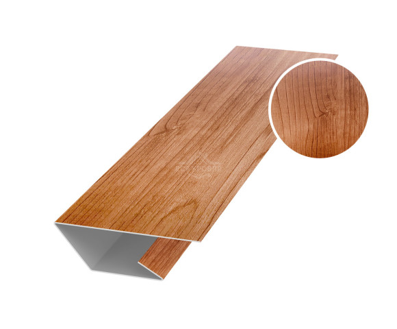 Планка стартово-финишная 50х20х20 для сайдинга Printech Светлое дерево