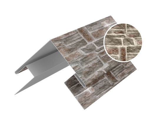 Угол сложный внешний 45х75х75х45 для сайдинга Printech Камень песчаник