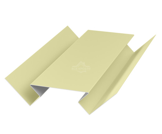 Угол внутренний 45х75х45 для сайдинга Полиэстер RAL 1014