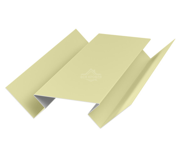 Угол внутренний 45х75х45 для сайдинга Полиэстер RAL 1014