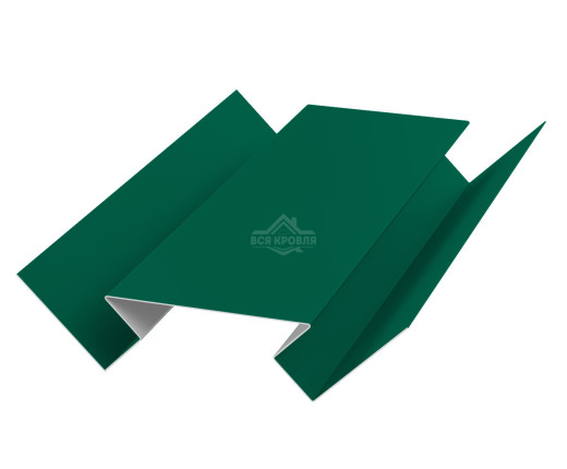 Угол внутренний 45х75х45 для сайдинга Полиэстер RAL 6029