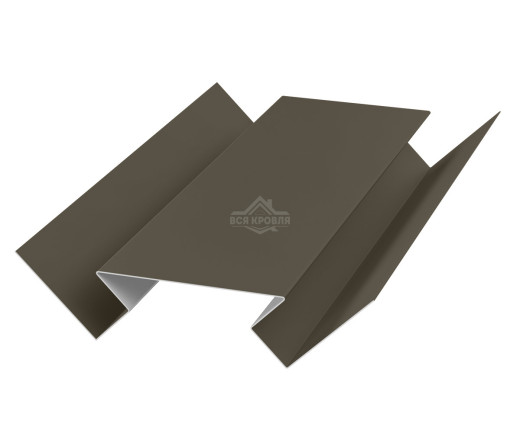 Угол внутренний 45х75х45 для сайдинга Полиэстер RR-32