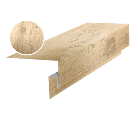 Околооконная фаска сложная (J-фаска) 50х50х200 для сайдинга Printech Орех