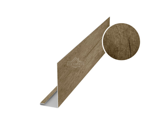 Планка лобовая 40х250 для сайдинга Printech Винтаж темный