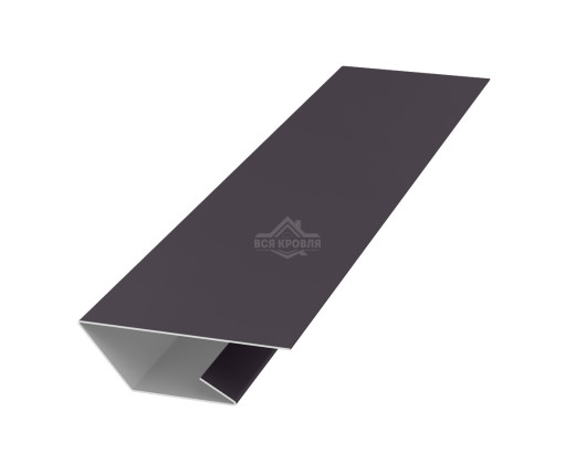 Планка стартово-финишная 50х20х20 для сайдинга Полиэстер RAL 8019