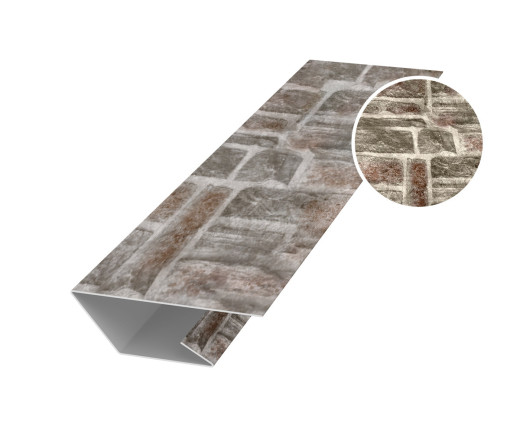 Планка стартово-финишная 50х20х20 для сайдинга Printech Камень песчаник