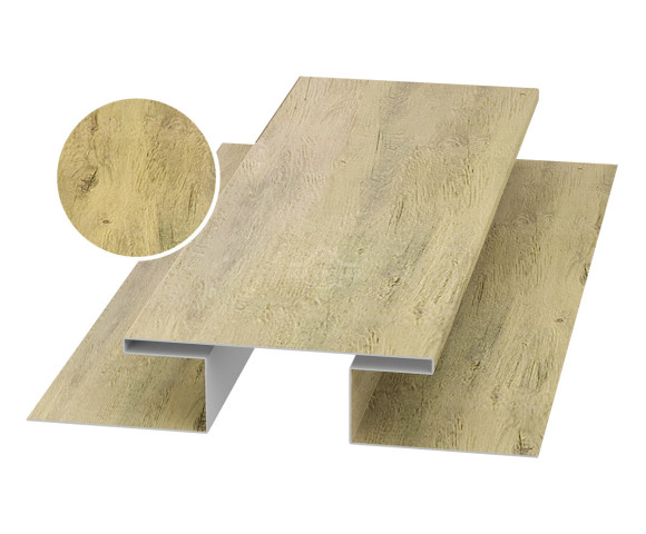 Планка стыковочная (H-профиль) 45х75х45 для сайдинга Printech Винтаж светлый