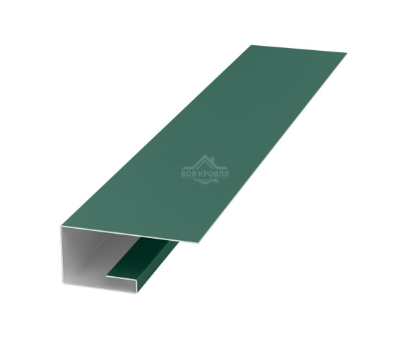 Планка завершающая (J-профиль) 45х20х25 для сайдинга MAT RAL 6005