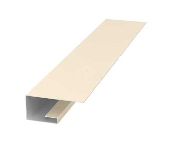 Планка завершающая (J-профиль) 45х20х25 для сайдинга Полиэстер RAL 1015