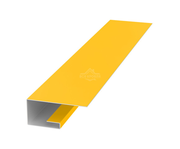 Планка завершающая (J-профиль) 45х20х25 для сайдинга Полиэстер RAL 1018