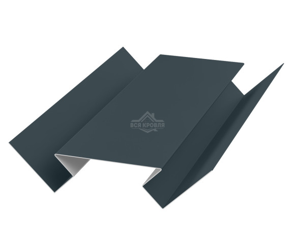 Угол внутренний 45х75х45 для сайдинга Полиэстер RAL 7016