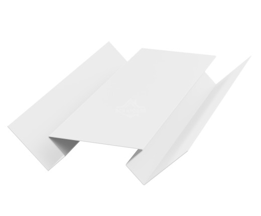 Угол внутренний 45х75х45 для сайдинга Полиэстер RAL 9003