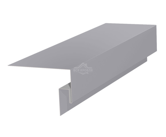 Околооконная фаска сложная (J-фаска) 50х50х200 для сайдинга Полиэстер RAL 7004