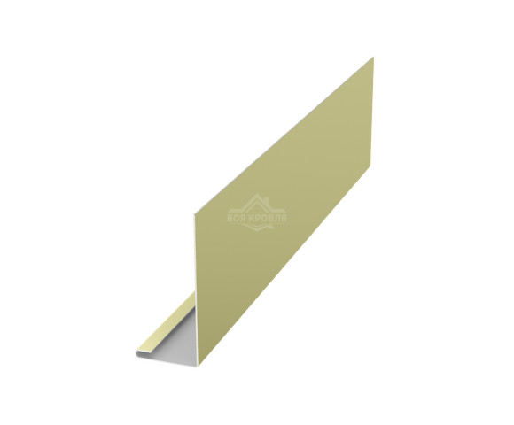 Планка лобовая 40х250 для сайдинга Полиэстер RAL 1014