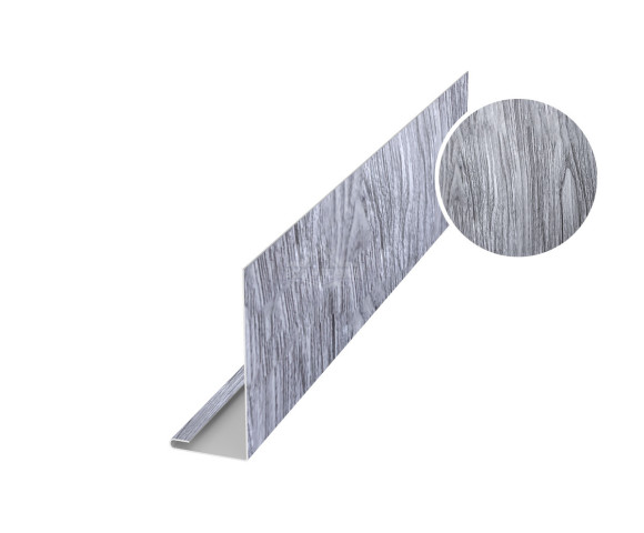 Планка лобовая 40х250 для сайдинга Printech Дымчатый дуб