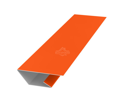 Планка стартово-финишная 50х20х20 для сайдинга Полиэстер RAL 2004