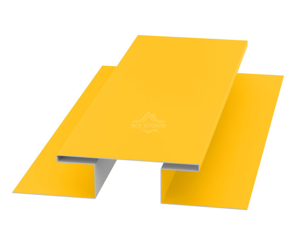 Планка стыковочная (H-профиль) 45х75х45 для сайдинга Полиэстер RAL 1018