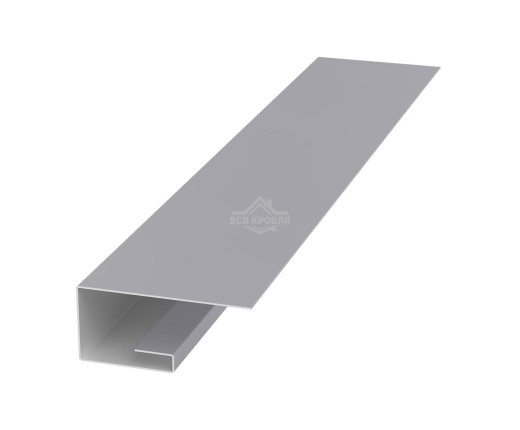 Планка завершающая (J-профиль) 45х20х25 для сайдинга Полиэстер RAL 7004