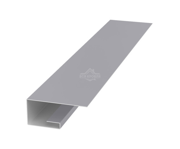 Планка завершающая (J-профиль) 45х20х25 для сайдинга Полиэстер RAL 7004