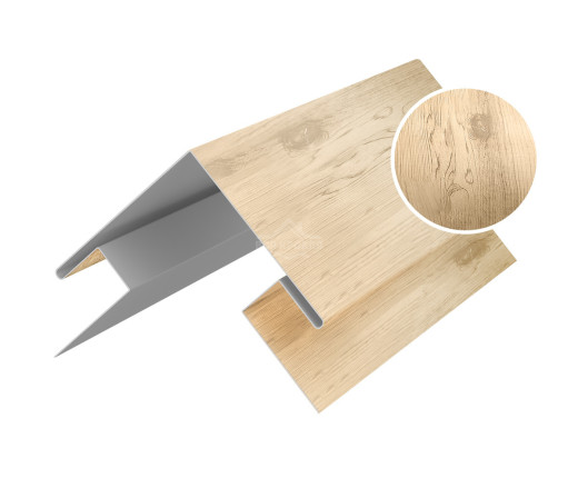 Угол сложный внешний 45х75х75х45 для сайдинга Printech Орех