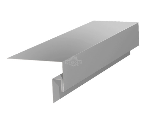 Околооконная фаска сложная (J-фаска) 50х50х200 для сайдинга Полиэстер RAL 9006