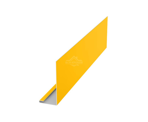 Планка лобовая 40х250 для сайдинга Полиэстер RAL 1018