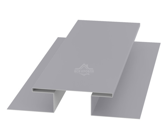 Планка стыковочная (H-профиль) 45х75х45 для сайдинга Полиэстер RAL 7004