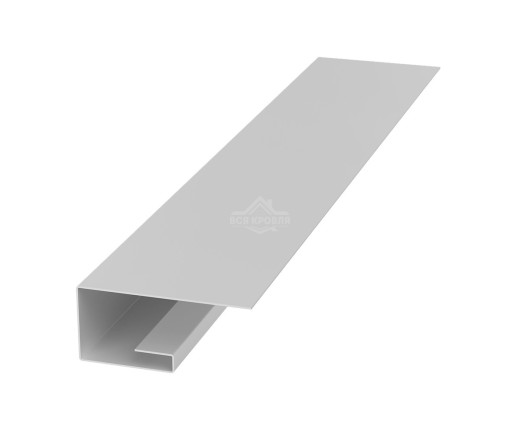 Планка завершающая (J-профиль) 45х20х25 для сайдинга Полиэстер RAL 7035