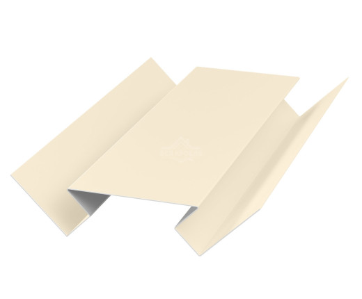 Угол внутренний 45х75х45 для сайдинга Полиэстер RAL 1015