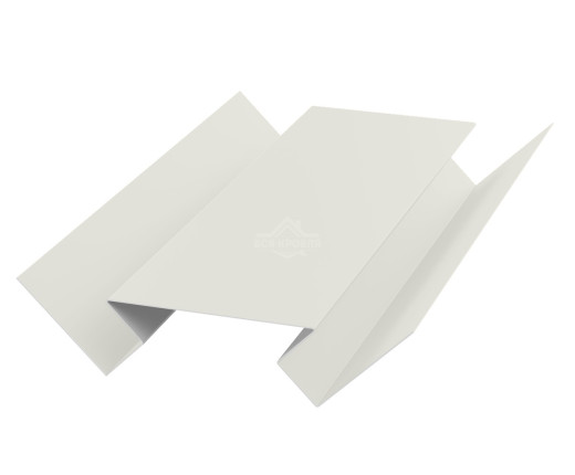 Угол внутренний 45х75х45 для сайдинга Полиэстер RAL 9002