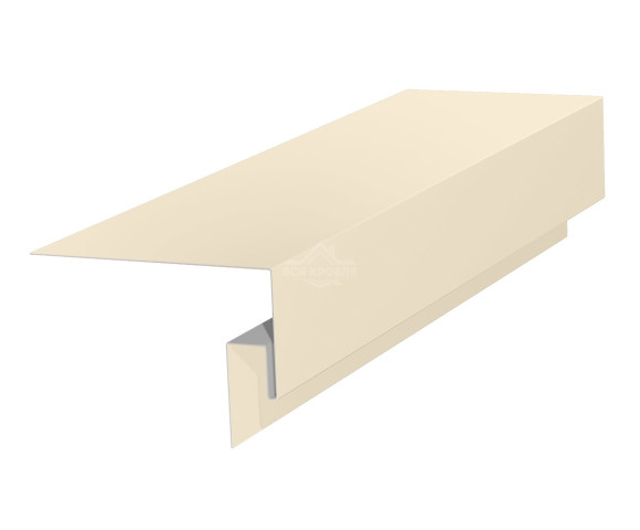 Околооконная фаска сложная (J-фаска) 50х50х200 для сайдинга Полиэстер RAL 1015