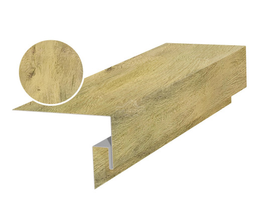 Околооконная фаска сложная (J-фаска) 50х50х200 для сайдинга Printech Винтаж светлый