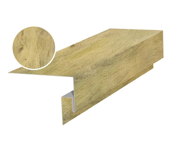 Околооконная фаска сложная (J-фаска) 50х50х200 для сайдинга Printech Винтаж светлый