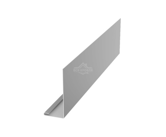 Планка лобовая 40х250 для сайдинга Полиэстер RAL 9006