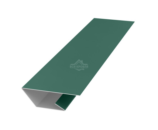Планка стартово-финишная 50х20х20 для сайдинга MAT RAL 6005