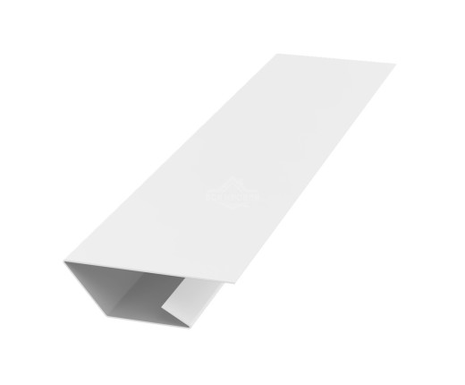 Планка стартово-финишная 50х20х20 для сайдинга Полиэстер RAL 9003