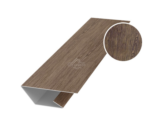 Планка стартово-финишная 50х20х20 для сайдинга Printech Античный дуб