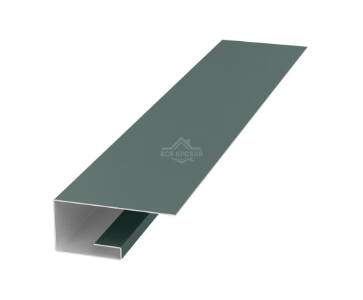 Планка завершающая (J-профиль) 45х20х25 для сайдинга Полиэстер RAL 7005