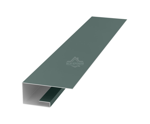 Планка завершающая (J-профиль) 45х20х25 для сайдинга Полиэстер RAL 7005