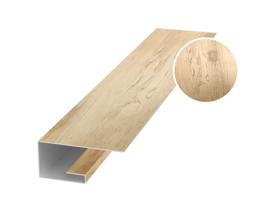 Планка завершающая (J-профиль) 45х20х25 для сайдинга Printech Орех