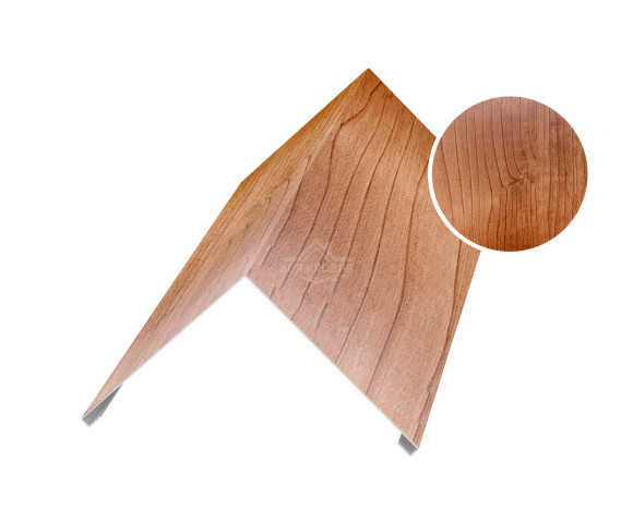 Угол внешний 75х75 для сайдинга Printech Светлое дерево