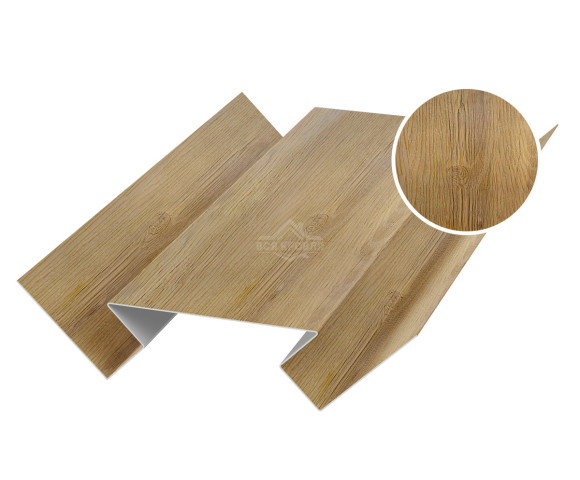 Угол внутренний 45х75х45 для сайдинга Printech Каштан