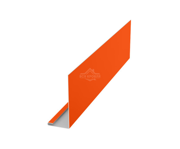 Планка лобовая 40х250 для сайдинга Полиэстер RAL 2004